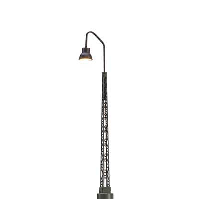Brawa Square-Lattice Boom Arched LED Light with Plug and Socket Base 3-1/8  8cm - N-Scale