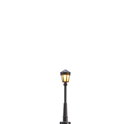 Brawa LED Park Light with Plug and Socket Base 1-3/8  3.5cm - N-Scale