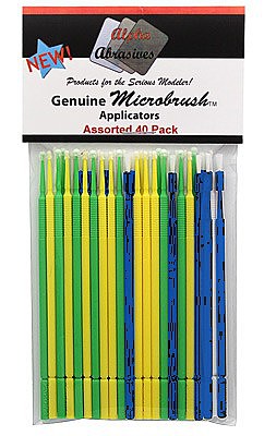 Brushes Alpha MicroBrush Assorted- Regular, Fine, Superfine, Ultrabrush (40/pk)