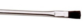 Brushes (bulk of 144) Solo Brush- 1 Horsehair Epoxy Brushes 3/8''W, 6''L w/Tin Handle