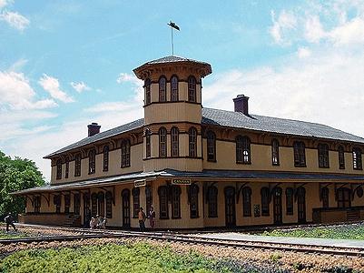 Branchline Canaan Union Station Laser Art Kit (22 x 20 x 7) HO Scale Model Railroad Building #659