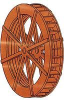 Branchline Grist Mill Water Wheel Kit (Laser-Cut Wood) HO Scale Model Railroad Building #788