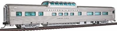 Broadway California Zephyr Vista Dome Westerm Pacific #817 HO Scale Model Train Passenger Car #1496