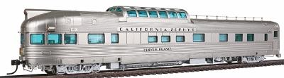 Broadway California Zephyr 1-3 Vista Dome Western Pacific HO Scale Model Train Passenger Car #1530