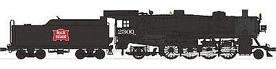 Broadway USRA Light Mikado 2-8-2 DCC Rock Island #2309 HO Scale Model Train Steam Locomotive #2179