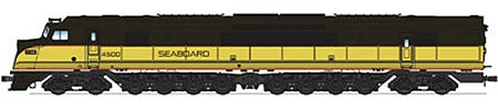 Broadway Baldwin Centipede A-A Set Seaboard Air Line #4501 HO Scale Model Train Diesel Locomotive #2509