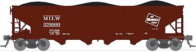 Broadway ARA/AAR 70-Ton 4-Bay Hopper Milwaukee Road Set C HO Scale Model Train Freight Car #2773