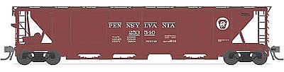 Broadway H32 5-Bay Covered Hopper Pennsylvania Railroad Set A N Scale Model Train Freight Car #3165