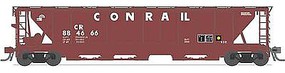 Broadway H32 5-Bay Covered Hopper 4-Pack Conrail Set A N Scale Model Train Freight Car #3171