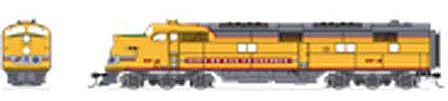 Broadway EMD E6 AB Set UP/CNW City of San Fran #4/5 DCC N Scale Model Train Diesel Locomotive #3592