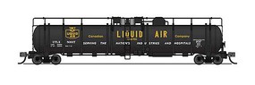 Broadway High-Capacity Cryogenic Tank Car Canadian Liquid Air Co. N Scale Model Train Freight Car #3832