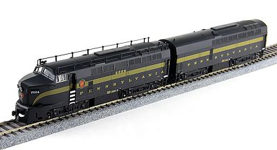 Broadway Sharknose Pennsylvania RR A/B Set 2004 HO Scale Model Train ...