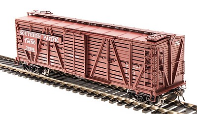 Broadway K7 Stock Car Southern Pacific with Cattle sounds HO Scale Model Train Freight Car #4576