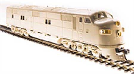 Broadway E7 A-unit unpainted with dual headlights DCC HO Scale Model Train Diesel Locomotive #5421