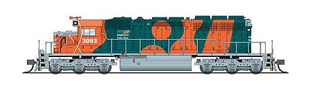 Broadway EMD SD40-2 BHP Nevada #3093 DCC and Sound N Scale Model Train Diesel Locomotive #6190