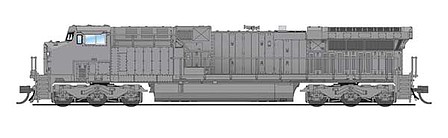 Broadway GE AC6000 Undecorated DCC and Sound CSX Type N Scale Model Train Diesel Locomotive #6284