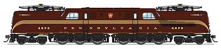 Broadway Pennsylvania RR GG1 Electric #4876 Tuscan Red HO Scale Model Train Electric Locomotive #6364