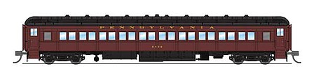 Broadway PRR P70 Coach Car Pennsylvania RR with Ice AC set B 2 N Scale Model Train Passenger Car #6519