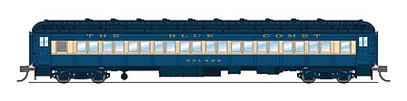Broadway 80 Coach car Central of New Jersey Blue Comet N Scale Model Train Passenger Car #6528