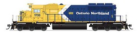 Broadway EMD SD40-2 Ontario Northland #1734 DCC and Sound