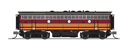 Broadway EMD F7 B unit Boston & Maine #4267B N Scale Model Train Diesel Locomotive #6872