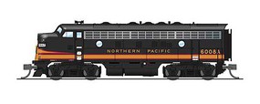 Broadway EMD F7A Northern Pacific #6008D DCC and Sound N Scale Model Train Diesel Locomotive #6879