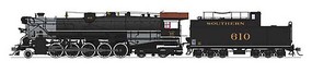 Broadway Texas & Pacific 2-10-4 #610 Southern Excursion