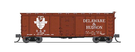 Broadway 40 Steel Boxcar 2 pack Delaware & Hudson N Scale Model Train Freight Car #7277