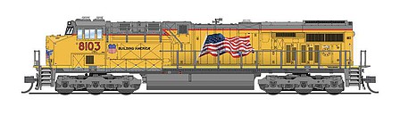 Broadway GE ES44AC Union Pacific #8103 DCC N Scale Model Train Steam Locomotive #7303