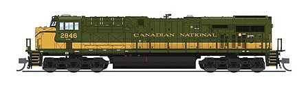 Broadway GE ES44AC Canadian National #2846 DCC N Scale Model Train Diesel Locomotive #7307