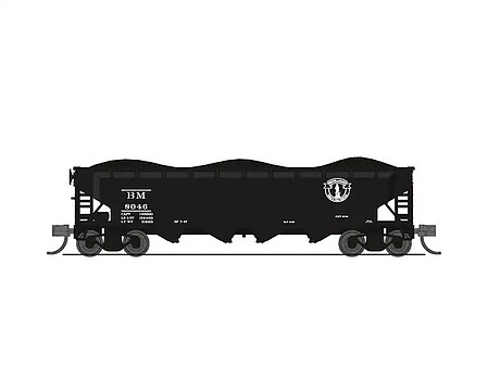 Broadway ARA 70 Ton Quad Hopper Boston & Maine Set B N Scale Model Train Freight Car #7425