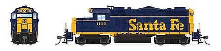 Broadway EMD GP20 ATSF #1106 DCC HO Scale Model Train Diesel Locomotive #7452