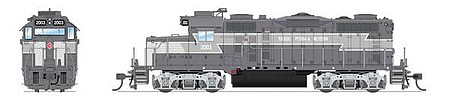 Broadway EMD GP20 Toledo, Peoria & Western #2003 DCC HO Scale Model Train Diesel Locomotive #7460