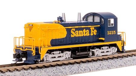 Broadway EMD NW2 ATSF #1215 Yellow Bonnet Switcher DCC