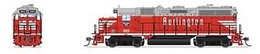 Broadway EMD GP35 CB&Q #989 Chinese Red DCC HO Scale Model Train Locomotive #7534