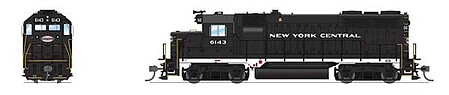 Broadway EMD GP35 New York Central #6146 Black & White DCC HO Scale Model Train Diesel Locomotive #7541