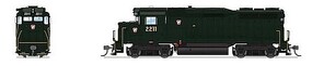 Broadway EMD GP30 Pennsylvania RR #2214 Red Keystone DCC