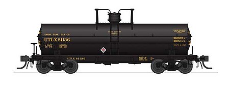 Broadway 6,000 gallon Tank Car UTLX HO Scale Model Train Freight Car #7677
