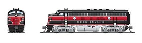 Broadway EMD F7A CRIP Rock Island #115 DCC N Scale Model Train Diesel Locomotive #7769