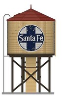 Broadway Operating Water Tower with sound ATSF Weathered HO Scale Model Railroad Building #7914