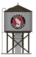 Broadway Operating Water Tower with sound CN Weathered HO Scale Model Railroad Building #7918