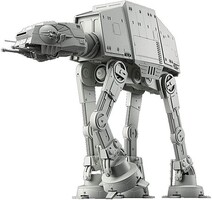Bandai-Star-Wars Star Wars AT-AT Walker Snap Together Plastic Model Figure Kit 1/144 Scale #2352446
