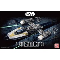 Bandai-Star-Wars Star Wars Y-Wing Starfighter Science Fiction Plastic Model Kit 1/72 Scale #2378838