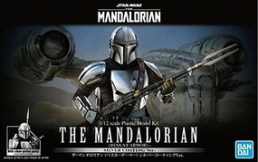 Bandai-Star-Wars The Mandalorian Beskar Armor (Silver Coating Ver.) Snap Together Plastic Model Figure #2557094