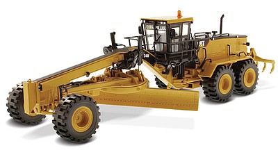 B2B-Replicas Caterpillar 24M Motor Grader - Assembled - DM High Line Series Yellow, Black - 1/50 Scale