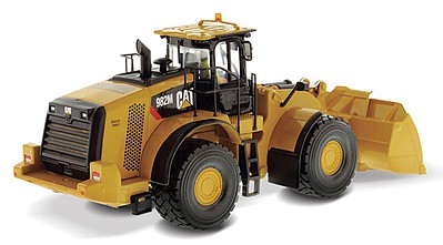 B2B-Replicas Caterpillar 982M Wheel Loader - Assembled - DM High Line Series Yellow, Black - 1/50 Scale