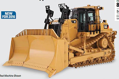 B2B-Replicas Caterpillar D9T Track-Type Tractor - Assembled - DM High Line Series Yellow, Black - 1/50 Scale