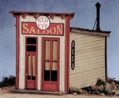 BTS Red Eye Saloon O Scale Model Railroad Building #17460