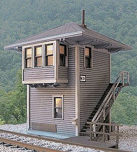 BTS Chesapeake & Ohio MD Cabin (Interlocking Tower) - Kit O Scale Model Railroad Building #17650