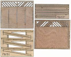 BTS Lattice-Base Wood Billboard Kit McCabe Lumber HO Scale Model Railroad Scenery #23026
